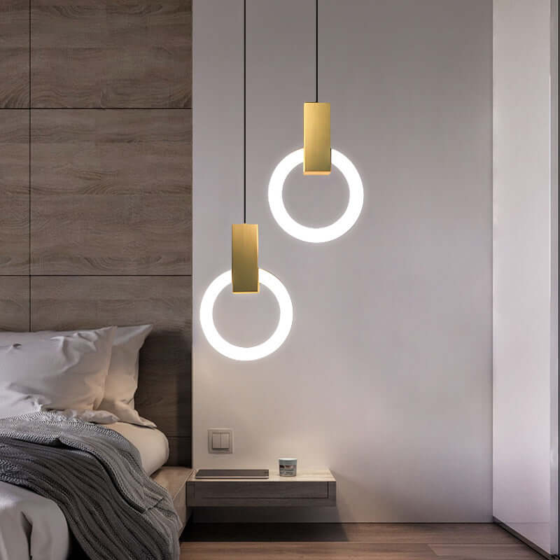 Moderne LED Ring Pendellampe