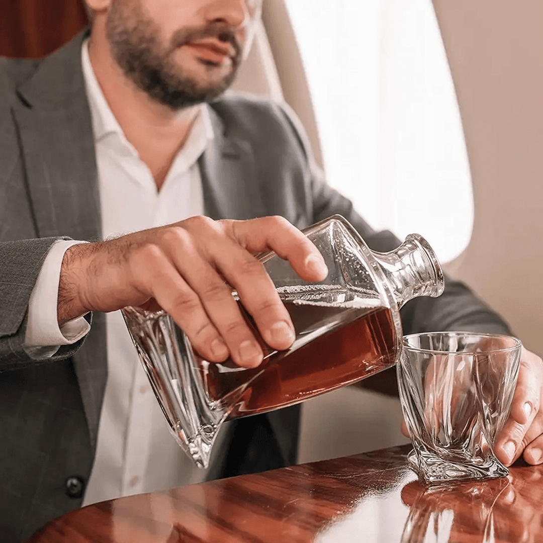 Eksklusivt Krystal Whisky-Gavesæt