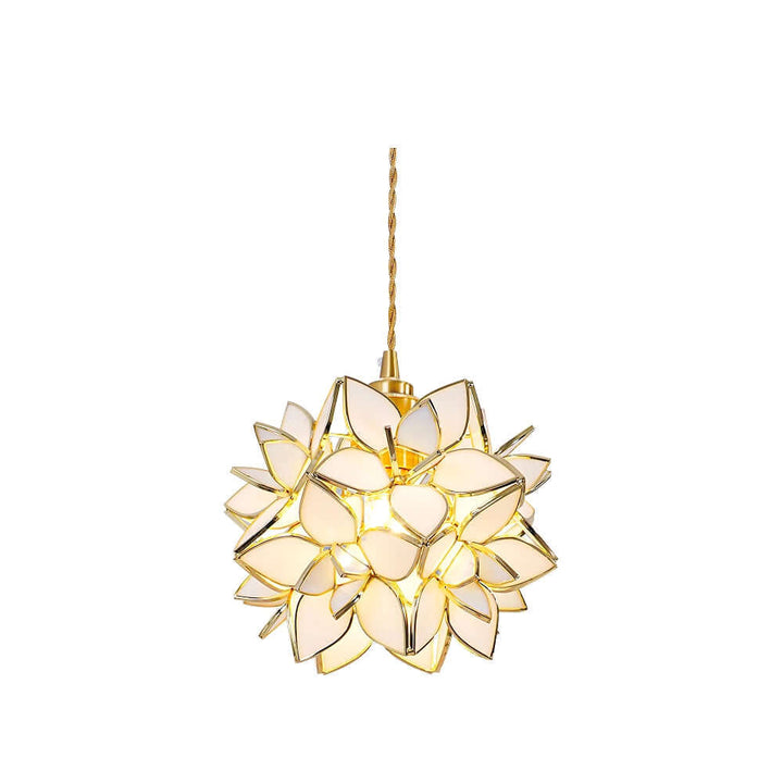 Håndlavet Kapiz Skal Loftslampe