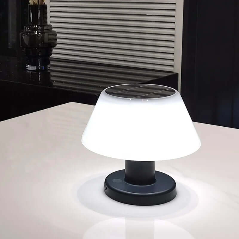 Genopladelig Solar Bordlampe til Indendørs/Udendørs Brug