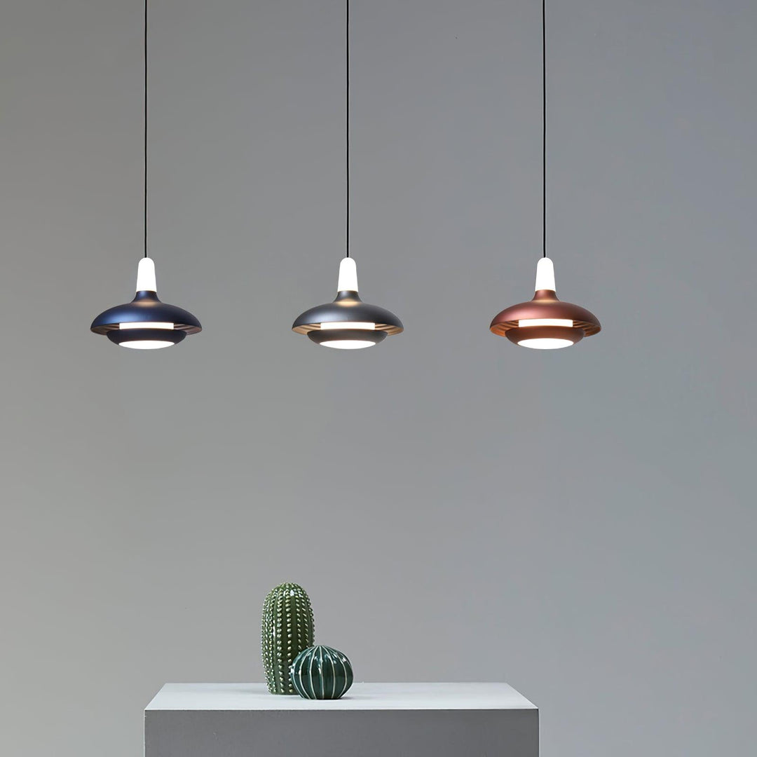 Moderne LED Pendel Lampe, Aluminium, 18cm