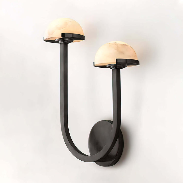 Svamp alabast væglampe, moderne design