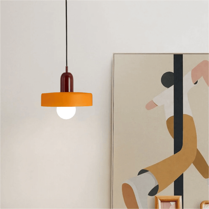 Moderne LED Glas Pendellampe med Justerbare Farver