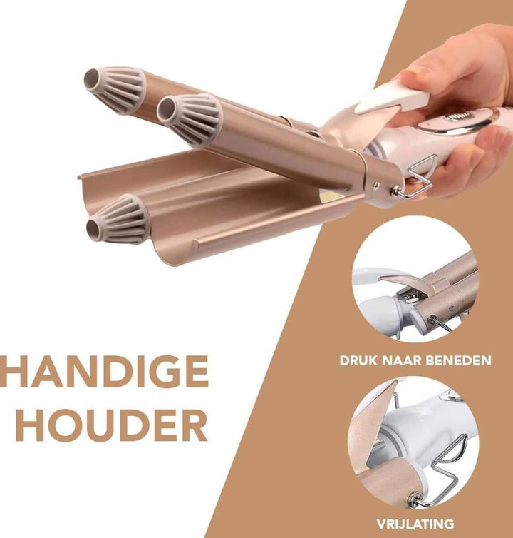 Skånsomt krøllejern til alle hårtyper