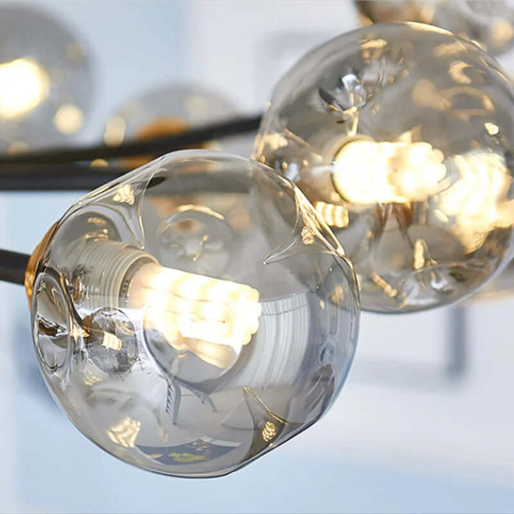Moderne LED glaskronelysekrone