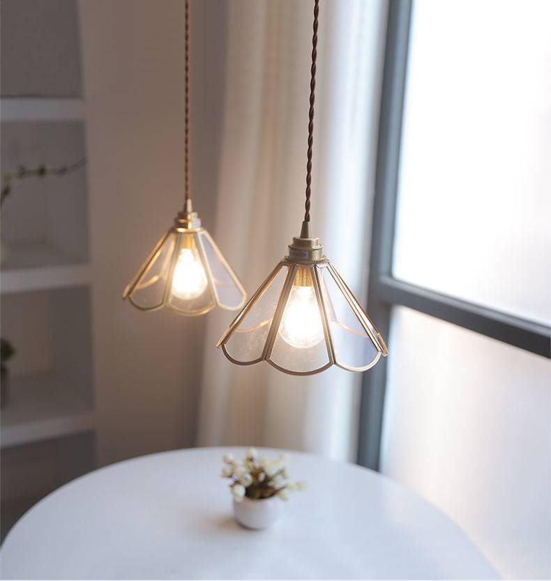Elegant Pendel lampe i Glas til Hjemmet