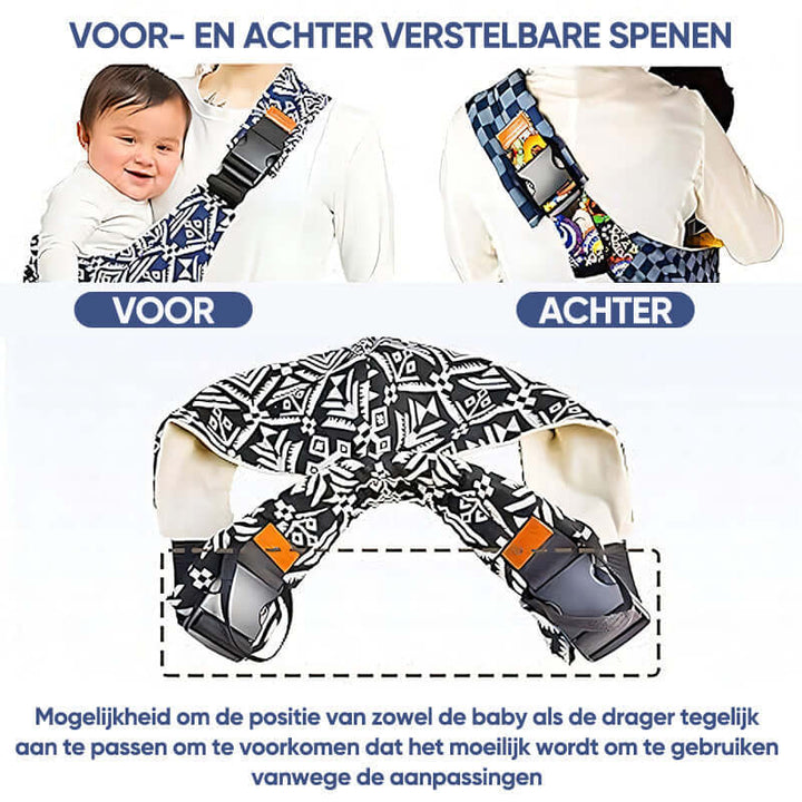 Ergonomisk Bæresele med Justerbare Remme