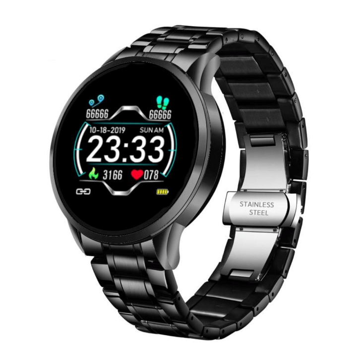 Klassisk Smartwatch med Fitness Tracker