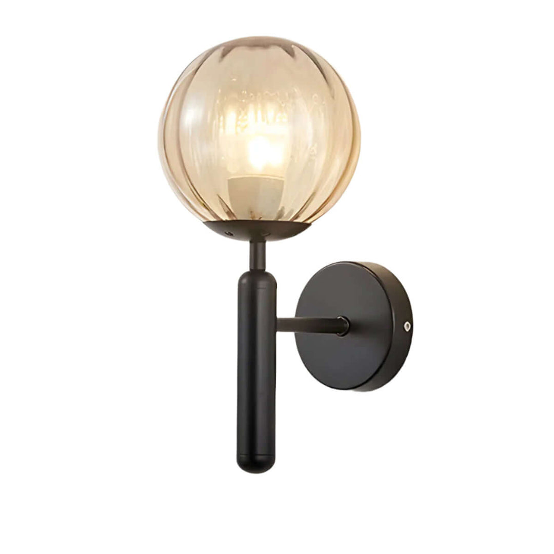 Elegant væglampe i vintage-stil, glas