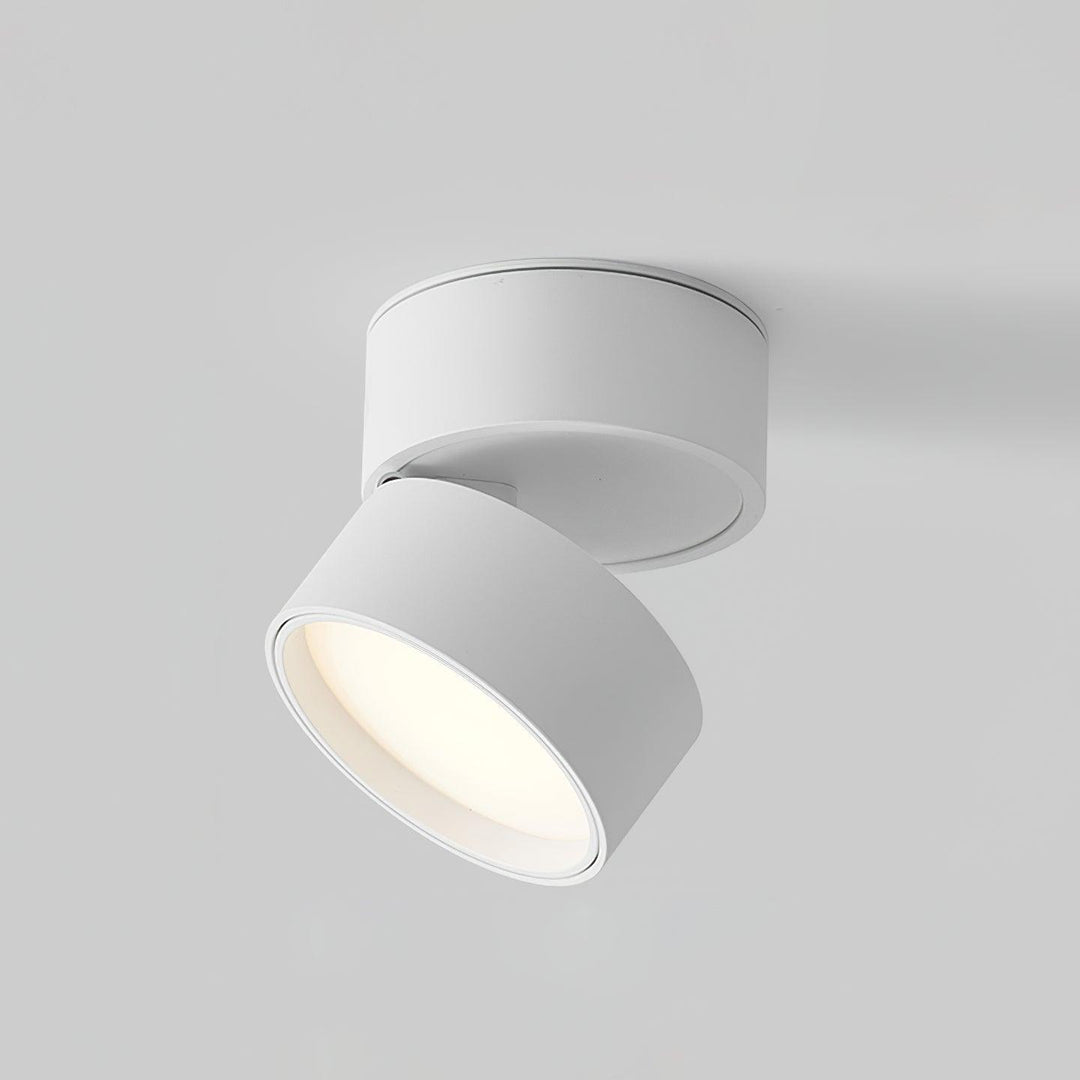 Justerbar loftlampe i aluminium, 10 cm
