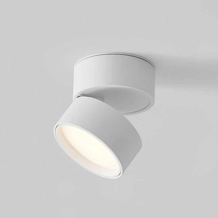 Justerbar loftlampe i aluminium, 10 cm