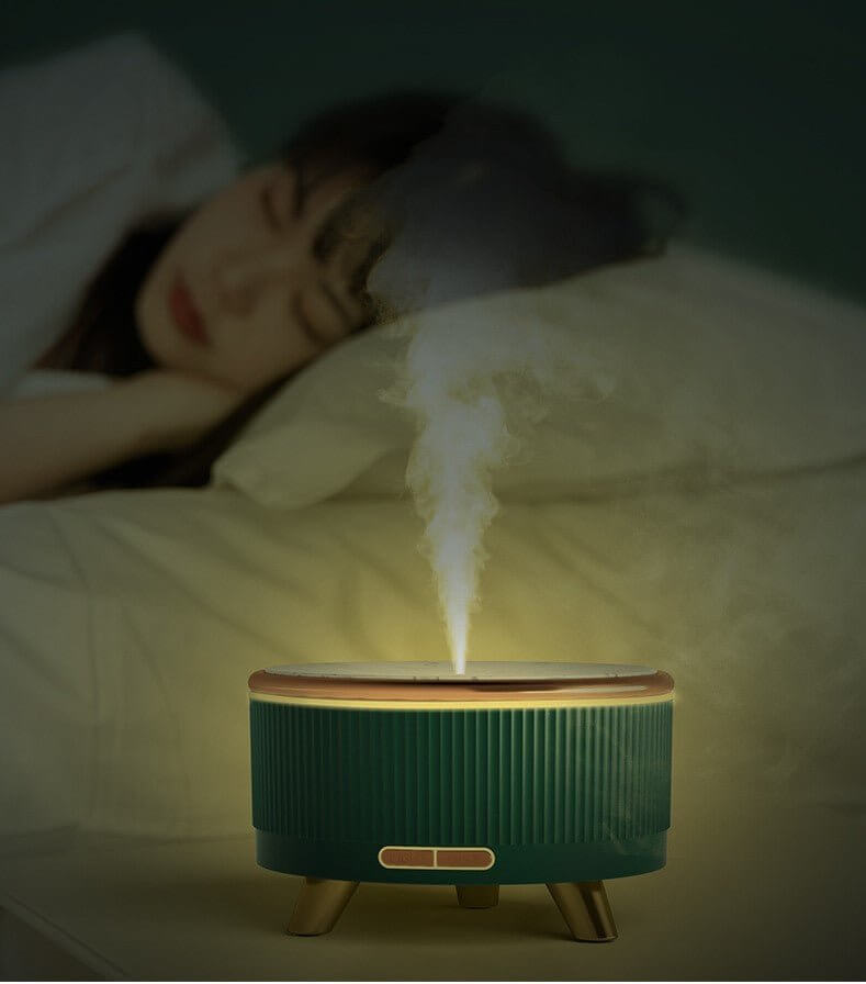 Ultrasonisk Aroma Diffuser Luftfugter med Timer