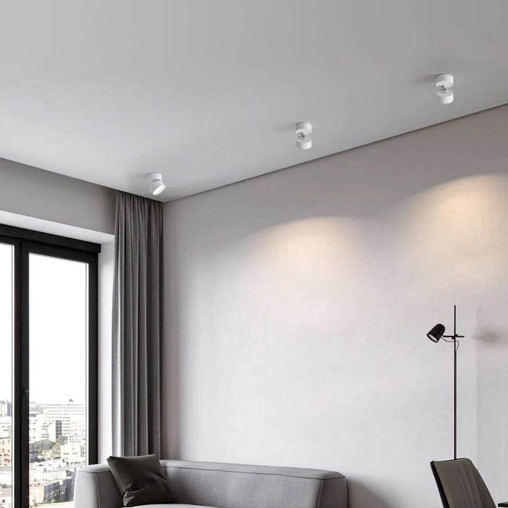 Drejelig LED Loftlampe - Varm Hvid