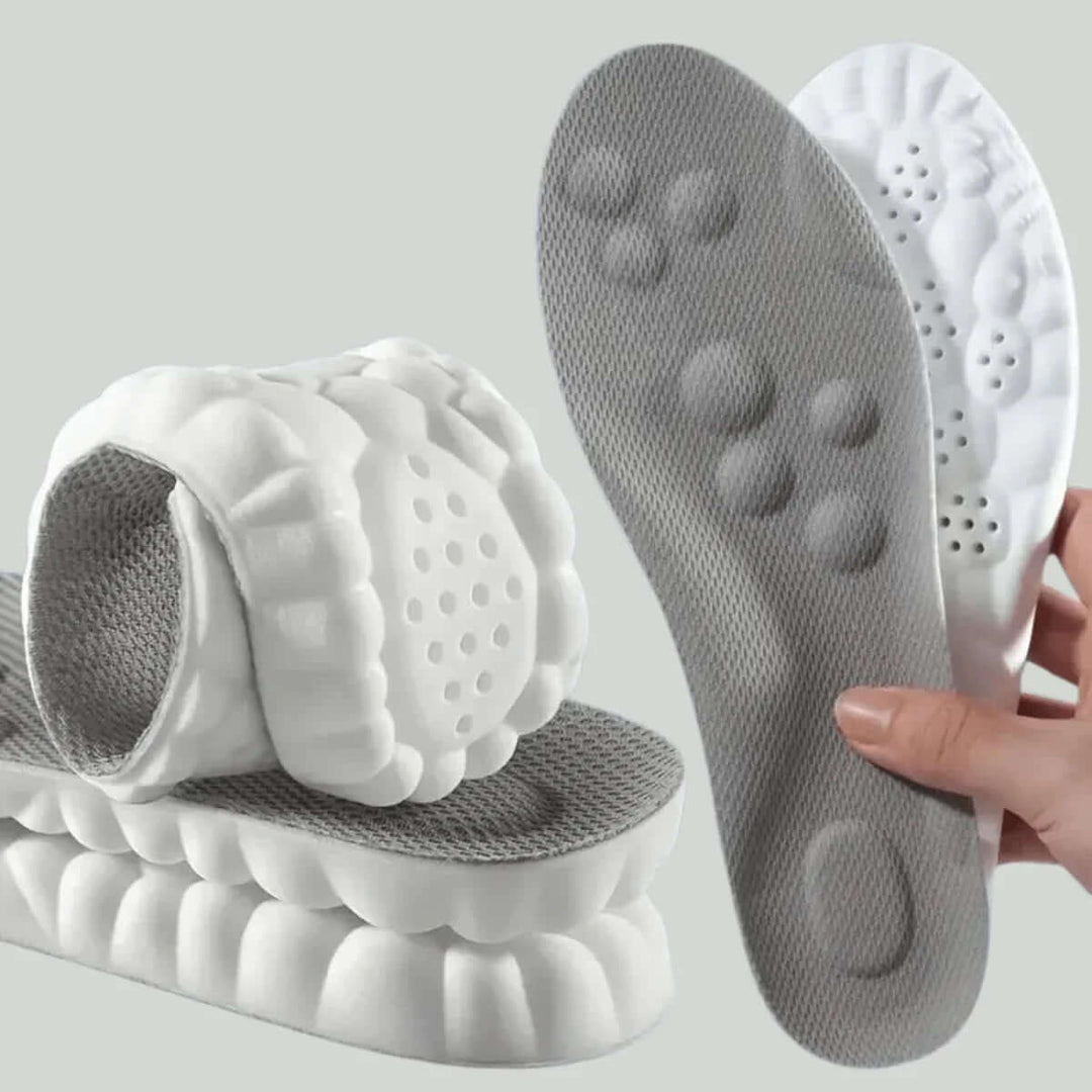 Komfort 4D Indlægssåler - Ergonomiske Fodsenge