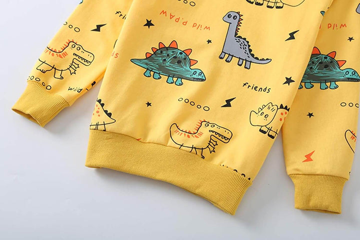 Børns Dinotøj Sæt - T-shirt & Bukser til Børn