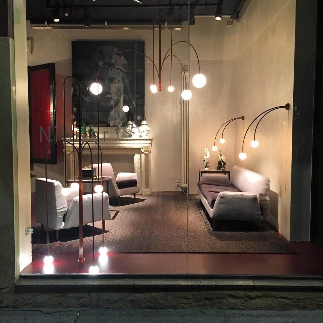 Elegant Glas & Metal Pendel Lampe
