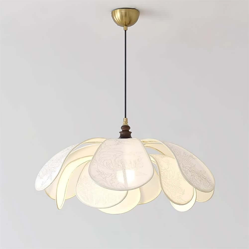 Moderne loft blomster pendellampe
