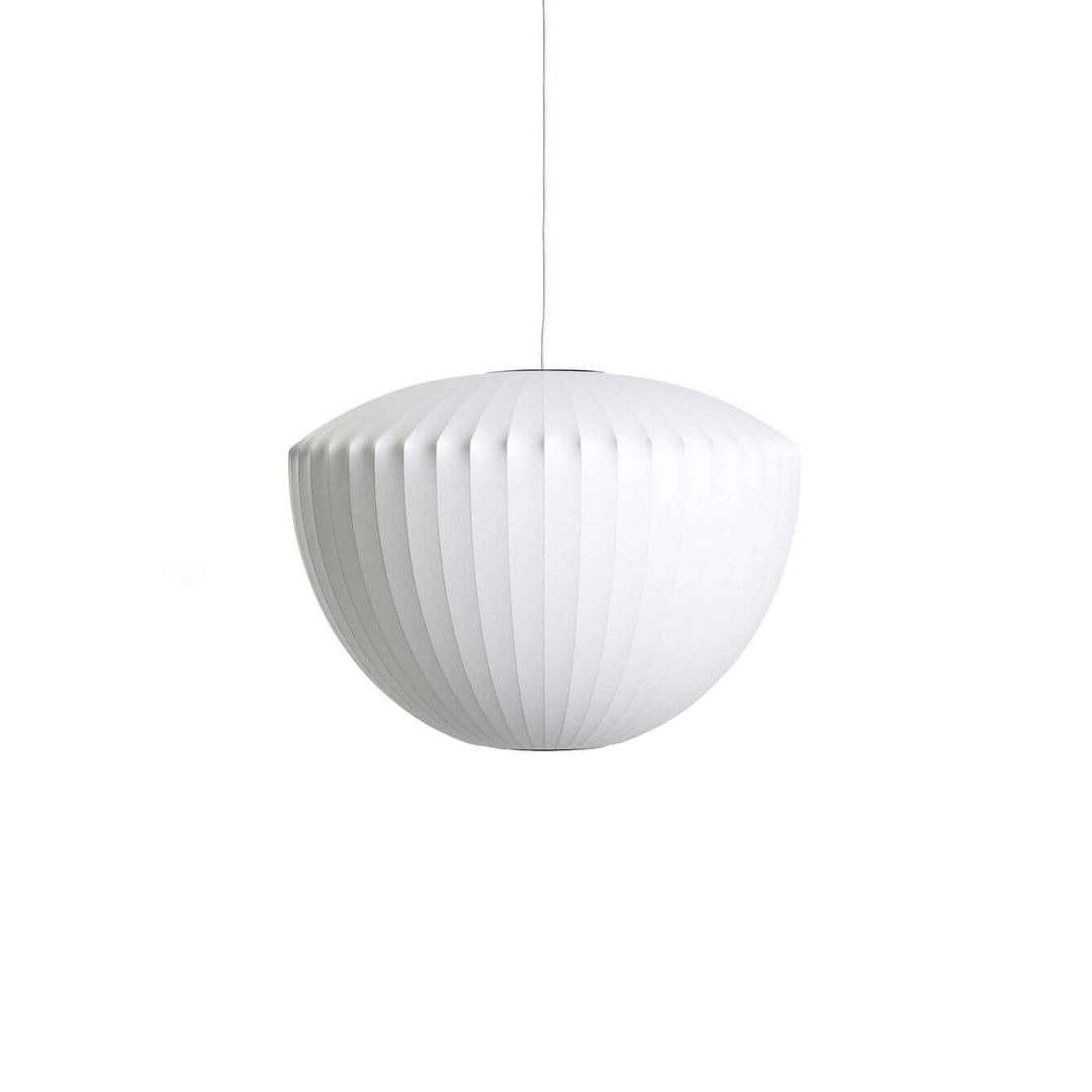 Moderne loftslampe i silke og stål