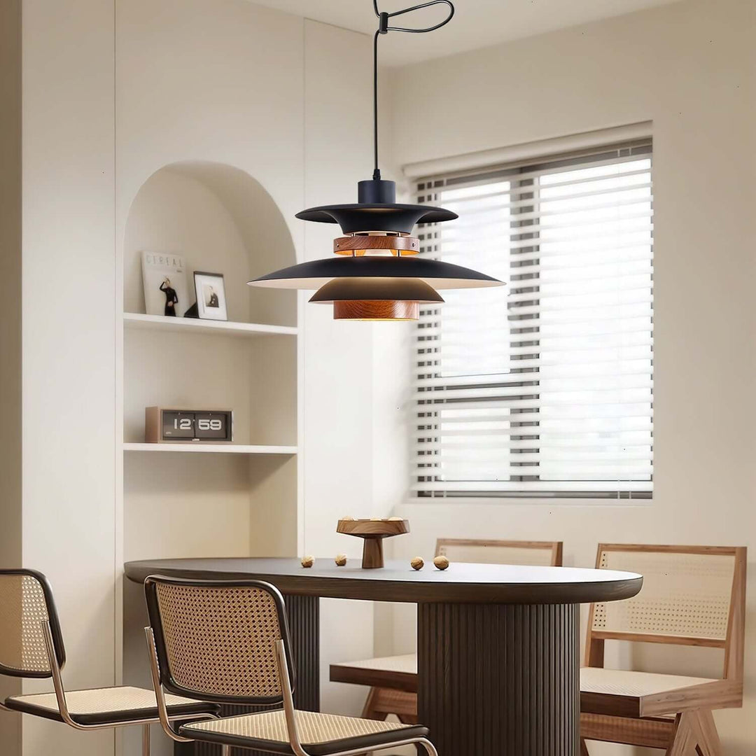 Pendellampe med 4 Skærme - Svingarm Design