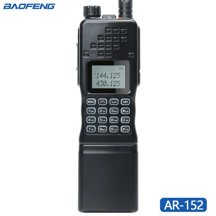 Kompakt Dualband Walkie-Talkie med LCD-Display