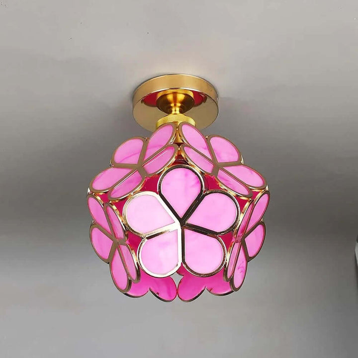 Loft Home Blomster Design Glas Loftlampe