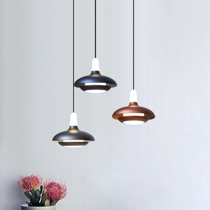 Moderne LED Pendel Lampe, Aluminium, 18cm