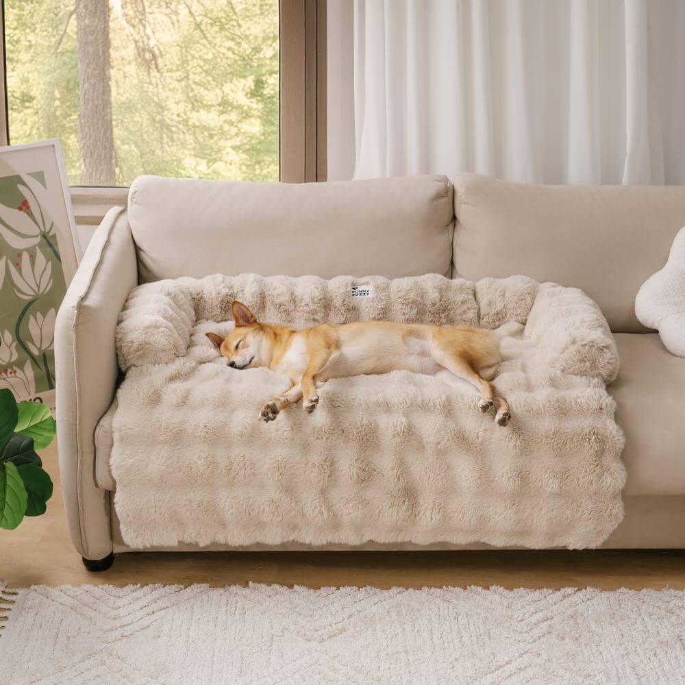 Hundesofa Beskyttelsestæppe – Deluxe Plys Seng