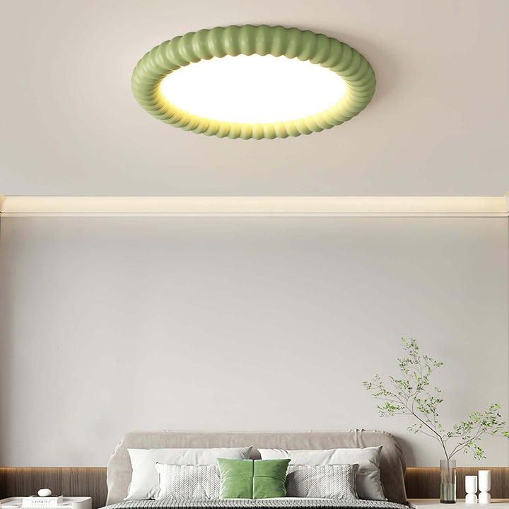 LED Loftloftslampe med bølge-design