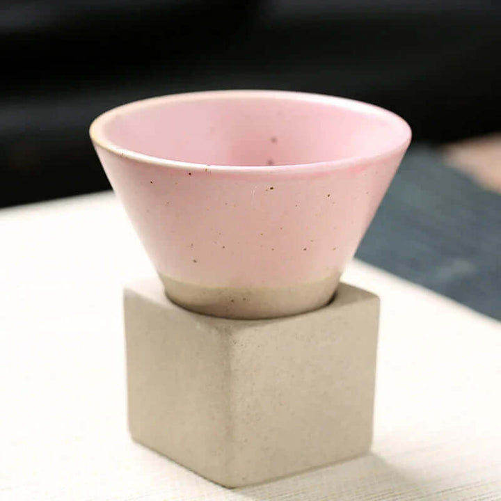 Håndlavet Keramisk Tekop i Japansk Stil