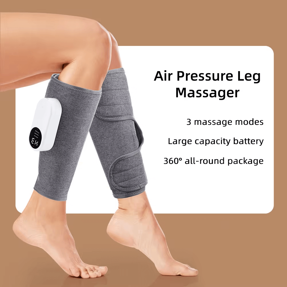 Elektrisk benmassageapparat med 3 tilstande & luftkompression
