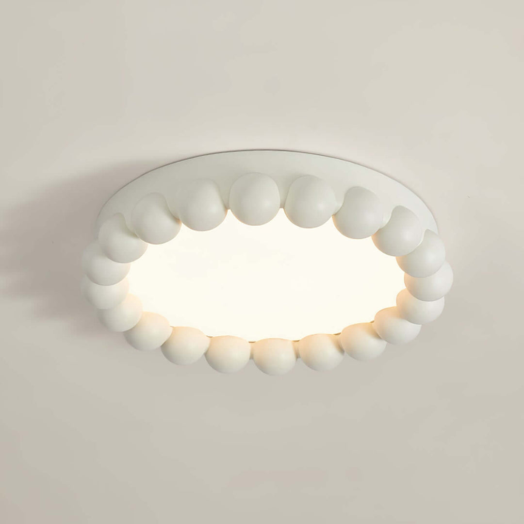 Moderne loftslampe i harpiks og akryl