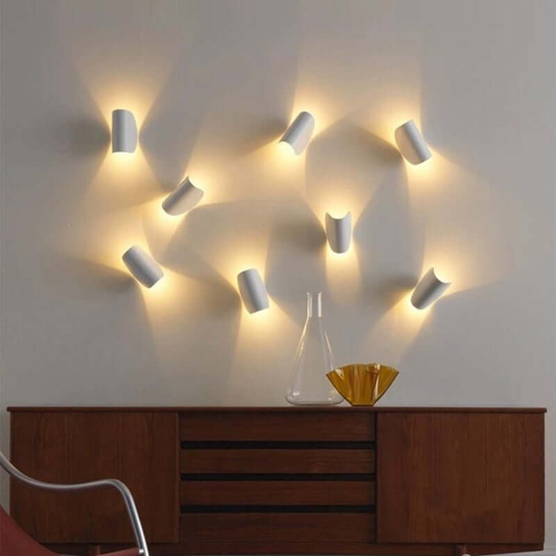 Moderne LED Væglampe med Farvevalg