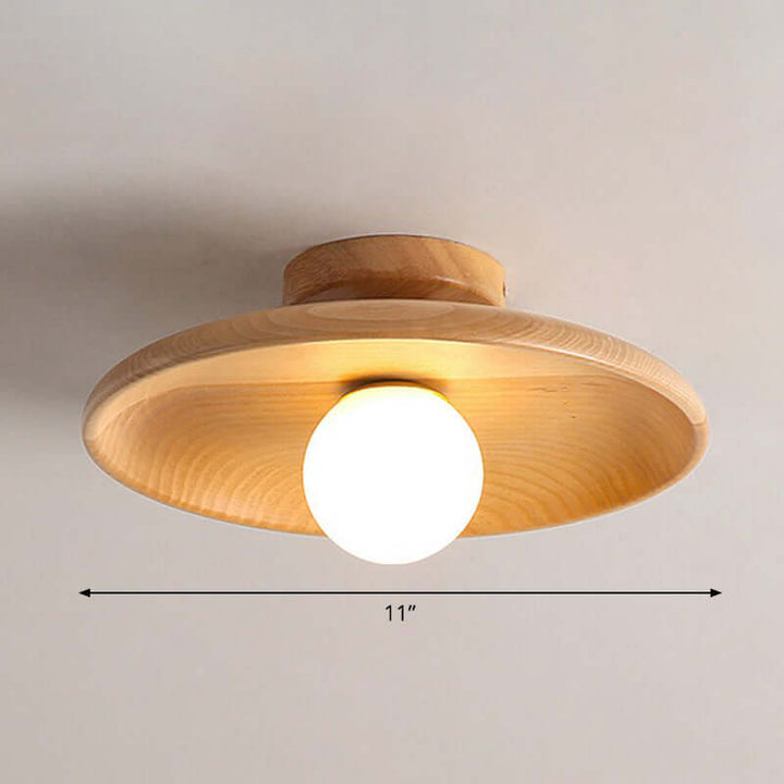 Moderne flad skål-loftlampe til hjemmet