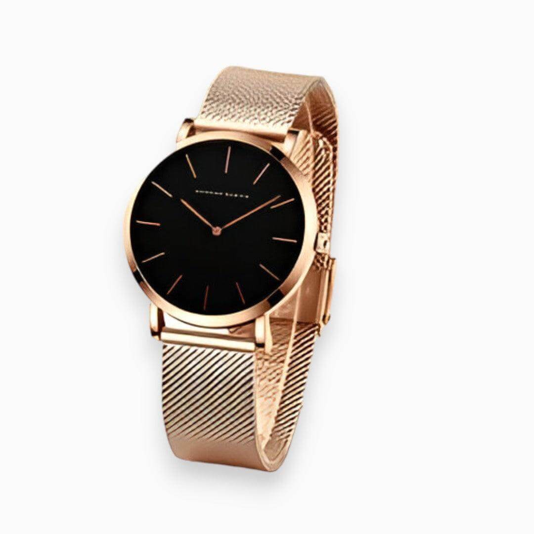 Elegant Titanium Ur - Tidlos Stil & Vandafvisende