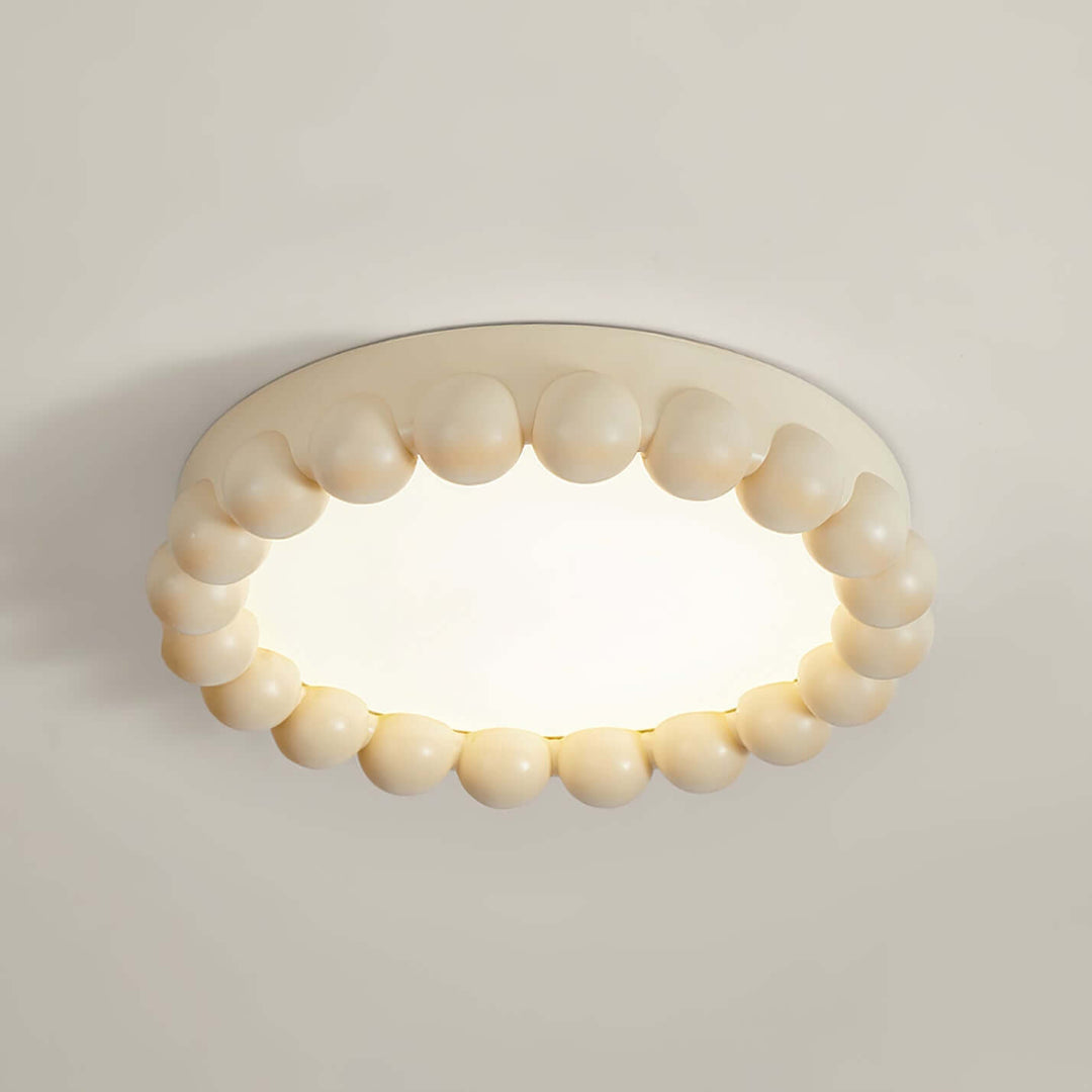 Moderne loftslampe i harpiks og akryl