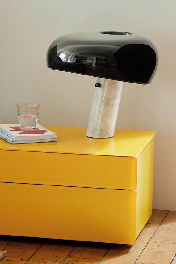Designer Bordlampe i Marmor