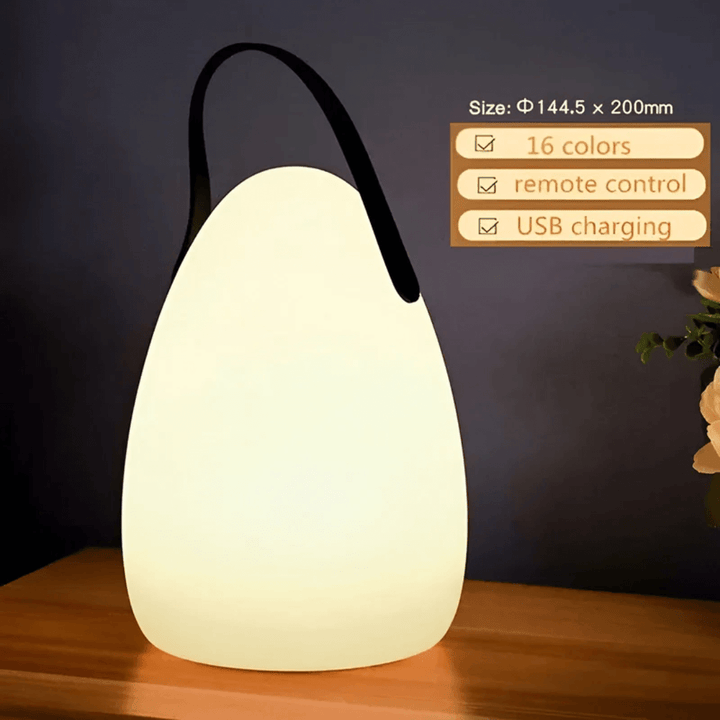 Trådløs LED Bordlampe Vandtæt til Indendørs & Udendørs