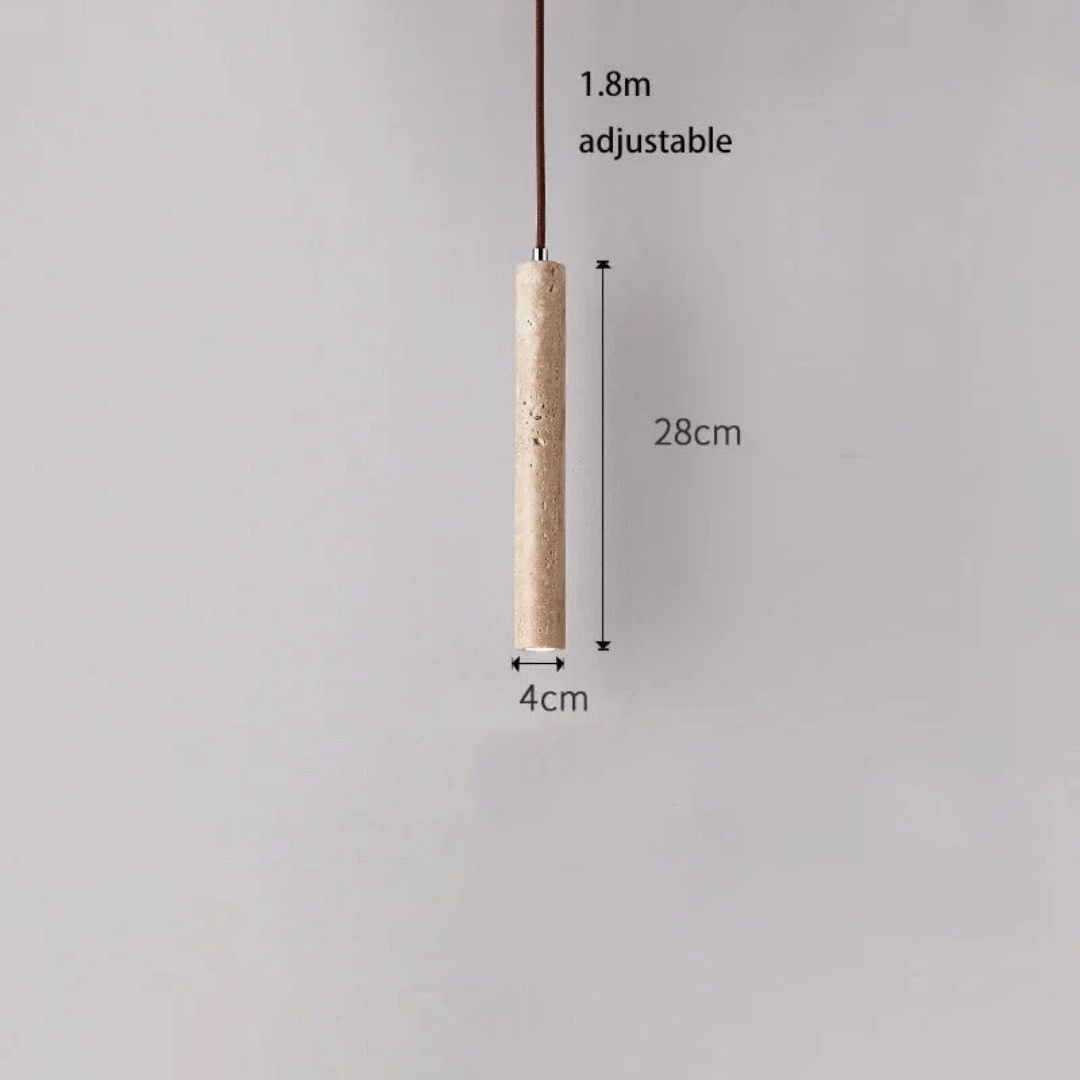 Minimalistisk LED-lysekrone i Wabi-Sabi stil