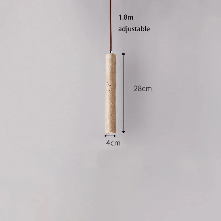 Minimalistisk LED-lysekrone i Wabi-Sabi stil