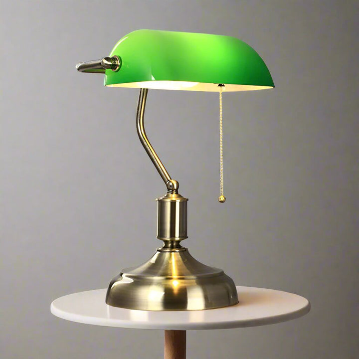 Eksklusiv bordlampe i glas
