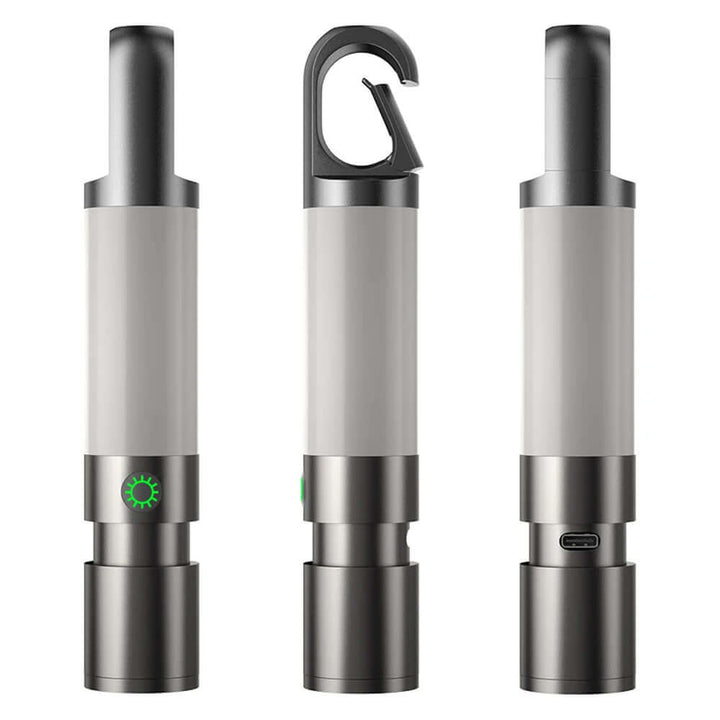 LED-lommelygte, 1000 lumen, 4 tilstande, USB-C