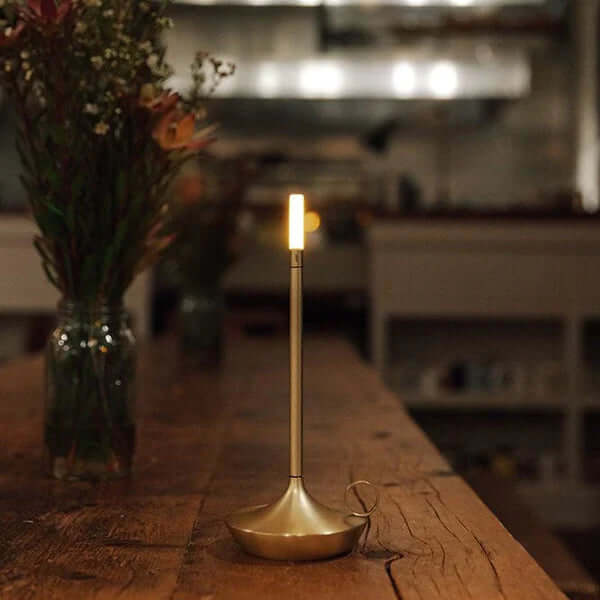 Dæmpbar LED bordlampe, 23 cm, varmhvid