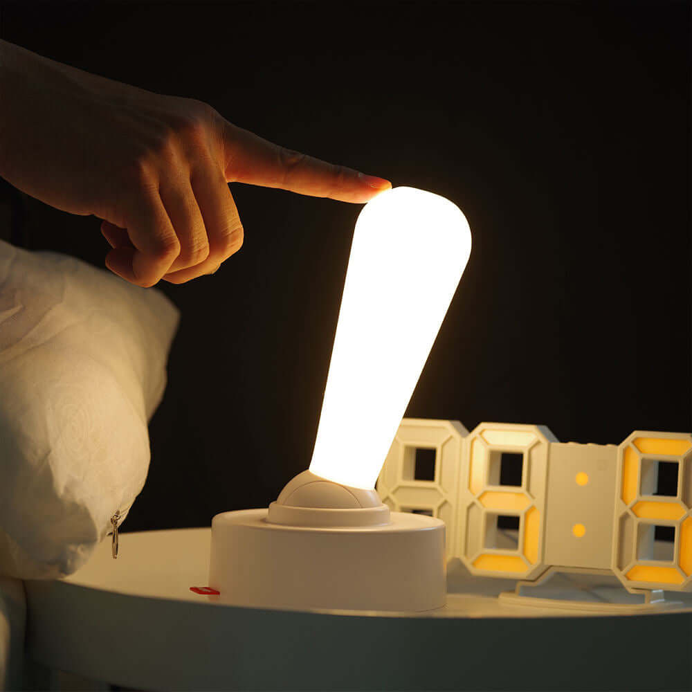 Retro Bordlampe med Håndtag og Genopladelig LED