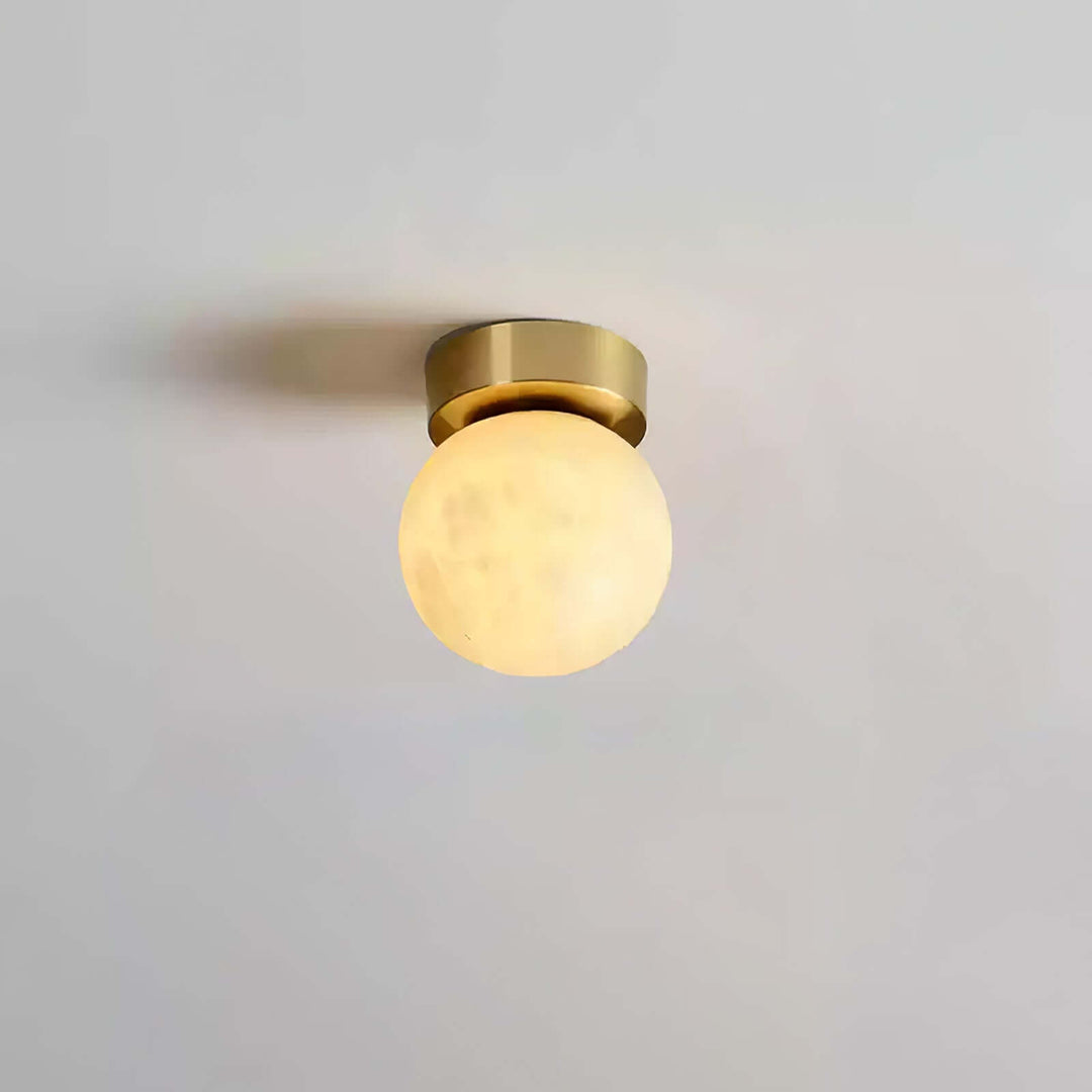 Måne Alabast Loftslys, Moderne LED, 15cm