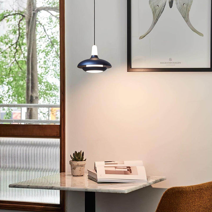 Moderne LED Pendel Lampe, Aluminium, 18cm