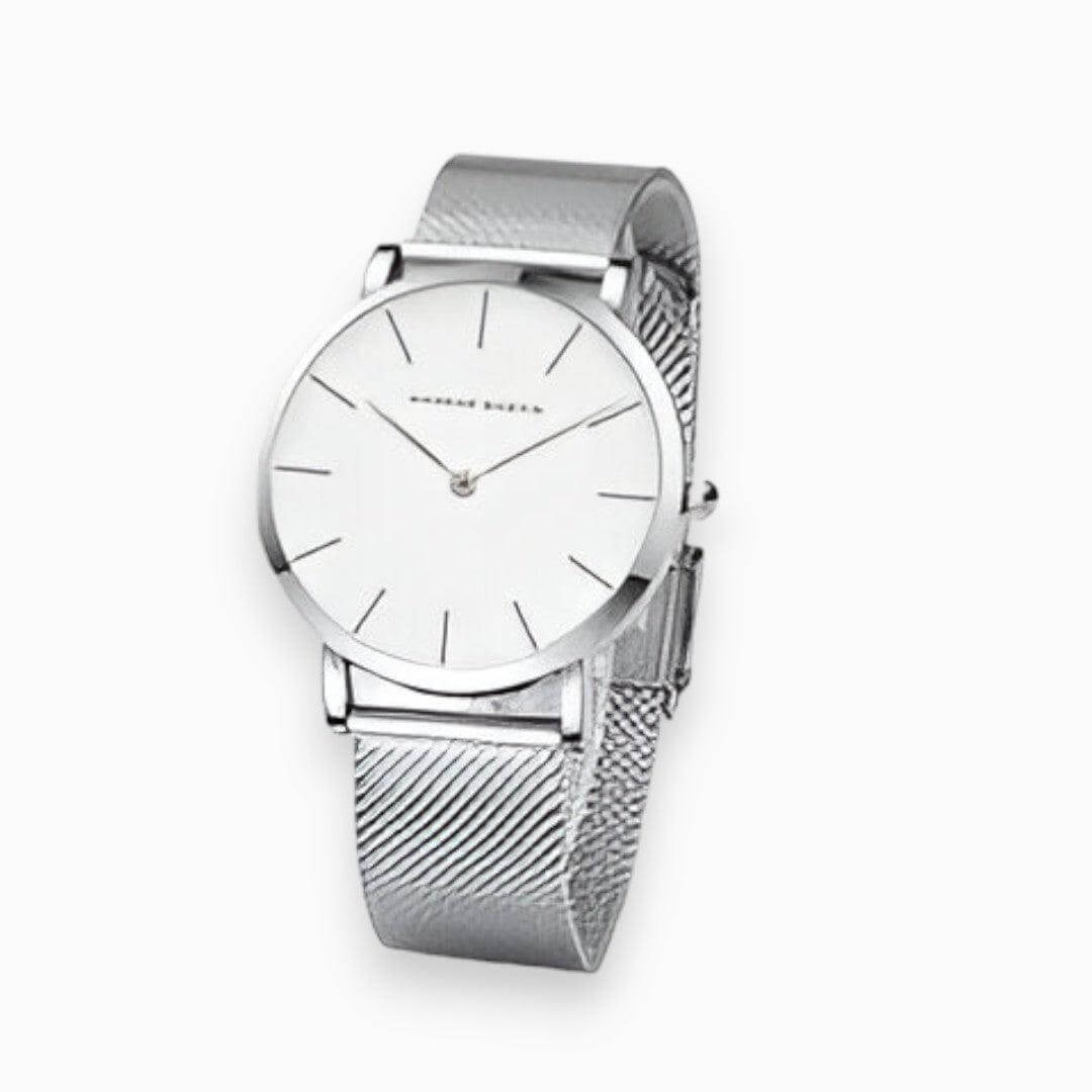 Elegant Titanium Ur - Tidlos Stil & Vandafvisende