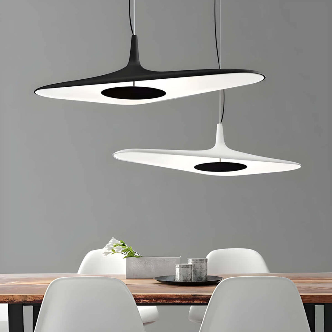 Designer Pendellampe i Moderne Kunstharpiks, 60/80 cm