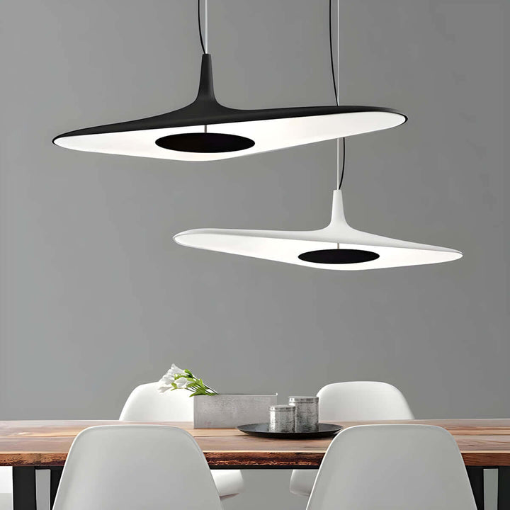 Designer Pendellampe i Moderne Kunstharpiks, 60/80 cm