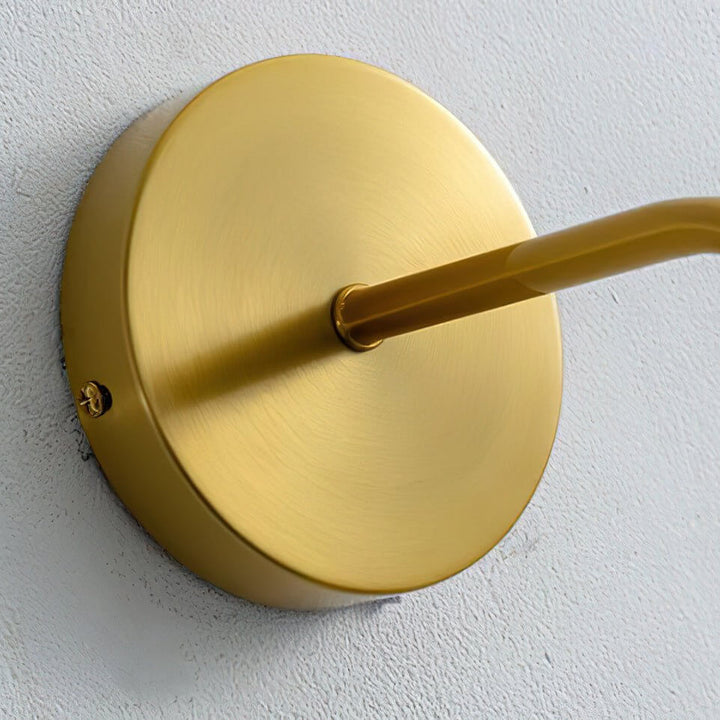 Elegant væglampe med klokkeorkidé-design