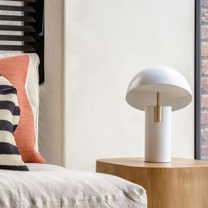 Moderne designer bordlampe med drejelige cylindre
